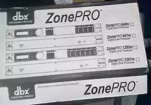dbx ZonePRO 640 6x4 Digital Zone Processor*NEW* UNUSED* ORIGINAL PACKAGING!!!* - Picture 1 of 4