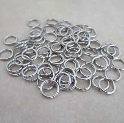200 stainless steel 6mm jump rings 20 gauge hypoallergenic - Image 1 of 4