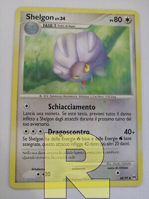 Shelgon Lv.34® Arceus 48/99® Non Common® Pokemon® Italian® EX