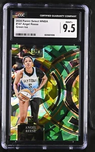 2024 Select WNBA Angel Reese Green Ice Prizm RC Premier 147 CGC 9.5 - Picture 1 of 3
