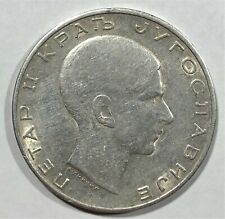 1938 - Yugoslavia -  50 Dinara  Silver Coin 