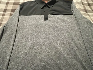 Men’s 511 Tactical Long Sleeve Gray & Black Polo Shirt Size Large! Barely Worn! - Picture 1 of 6