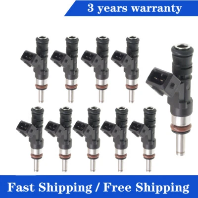 Juego (10) inyectores de combustible 13647839098 para BMW M5 M6 2006 2007 2008 2009 2010 5,0 L Foto 1 de 4