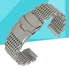  20 Mm Women's Shark Mesh Watch Band Stainless Strap Sports Tape Straps For