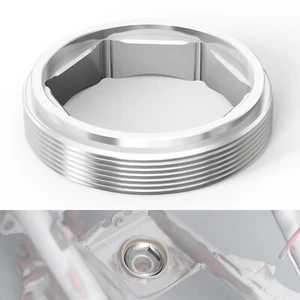 NICECNC Steering Stem Bearing Holder Nut For Yamaha Raptor 700 700R 2006-2013 - Picture 1 of 9