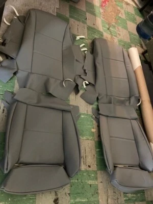 BMW E60 545i 530i 528xi FRONT SEAT KIT SET 02-06 LEATHER UPHOLSTERY KIT NEW - Image 1 of 4