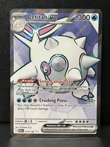 Cetitan ex 210/182 NM – Full Art Holo – 2025 Pokémon TCG Destined Rivals - Picture 1 of 2