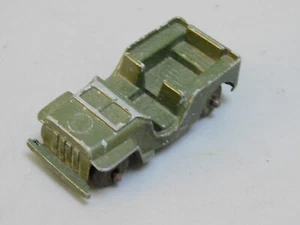 Jeep giocattolo 3" anni 40 in metallo Brunswick esercito - Foto 1 di 3