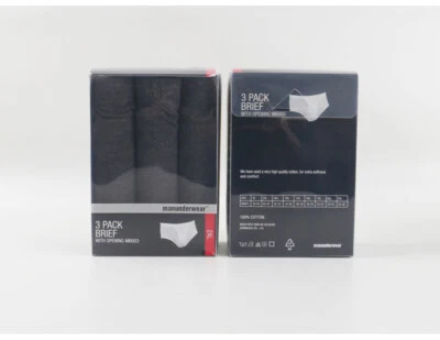 Paquete de 6 calzoncillos Big Plus para hombre 100 % algodón frente a la mosca talla 2XL-9XL Foto 1 de 4