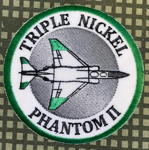 USAF Triple Nickel Phantom II Patch Hook & Iron-On Repro New A395 - Picture 1 of 2