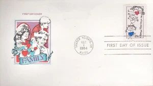 FDC 1984 - Scott # 2104 - Familia - Farnam Cachet - Imagen 1 de 1