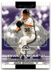 2002 DONRUSS THE ROOKIES JASON JENNINGS RC COLORADO ROCKIES #90
