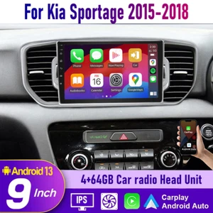 9" Wireless CarPlay Android Auto Upgrade Kit Haupteinheit für Kia Sportage 2015-2018 - Bild 1 von 12