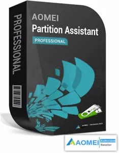 AOMEI Partition Assistant Pro für Windows 10 11 Lifetime 1 PC Lizenz 32GB USB - Bild 1 von 1