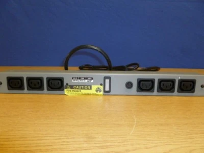 Controltek Power Bar 19" Rack Mount C20 Plug Inlet C14 Skt Outlet Fuse Light D21 - Image 1 of 4