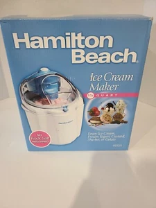 Hamilton Beach - Ice Cream Maker - Model 68320 - 1.5 Qt - NEW In Box - White - Picture 1 of 3
