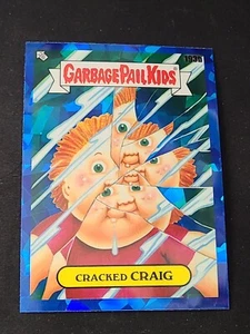 2022 Topps Chrome Sapphire Garbage Pail Kids GPK 193b Cracked Craig - Picture 1 of 2