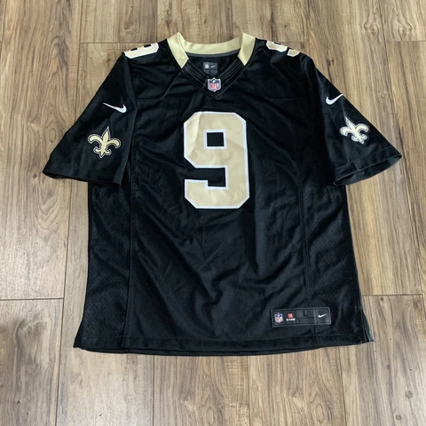Nike NFL Drew Brees New Orleans Saints Jersey Men’s Large Stitched Cover