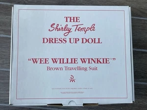 The Shirley Temple Anziehpuppe "Wee Willie Winkie" Neu im Karton - Bild 1 von 2