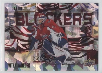2022-23 Upper Deck Allure Blockers Red /299 Vitek Vanecek #BL-23 - Image 1 of 2