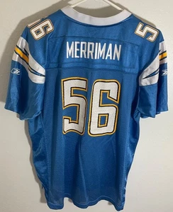 San Diego Chargers Shawn Merriman #56 Authentic NFL XL Jersey By Reebok - Picture 1 of 5