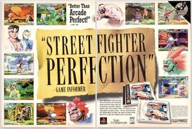 Print Ad 2000 Street Fighter Alpha 3 PS1 Dreamcast Original Promo Poster Art