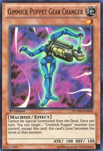 Gimmick Puppet Gear Changer Super Rare Number Hunters YuGiOh Card - Picture 1 of 1