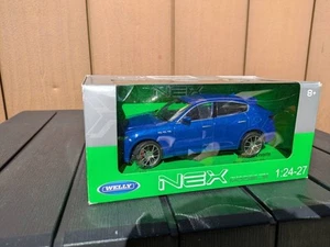 Maserati Levante 1/24 Welly Nex Blue - Bild 1 von 8