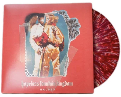 DAMAGED SLEEVE Halsey Hopeless Fountain Kingdom Red/Yellow Splatter Vinyl LP Foto 1 de 4