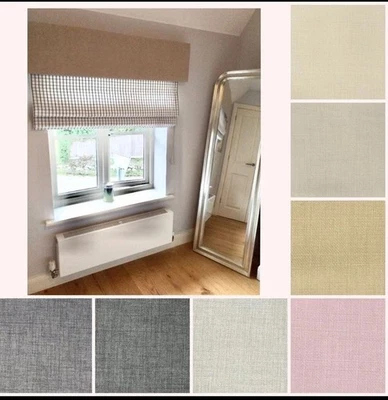 Linen Padded Box Window Pelmet made to measure - Image 1 of 3