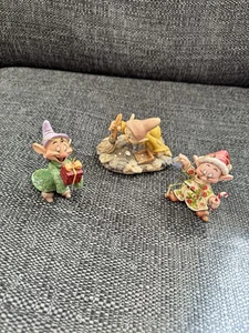 Disney Drei Dopey Figuren aus Schneewittchen Zwergen und sieben Zwergen - Bild 1 von 4