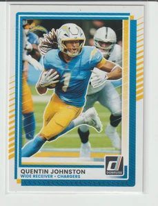 2025 Donruss Quentin Johnston Card # 167 - Picture 1 of 1