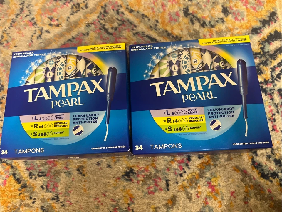 New Tampax Pearl 34 Ct  - Image 1 of 1