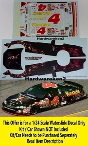 NASCAR DECAL # 4 KODAK PIRATES OF THE CARIBBEAN 2003 PONTIAC GRAND PRIX JWTBM - Picture 1 of 4