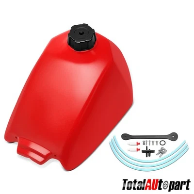 Tanque de combustível vermelho com tampa para Honda ATC90 1973 1974 1975 1976-1978 ATC110 1979-1982 - Imagem 1 de 4