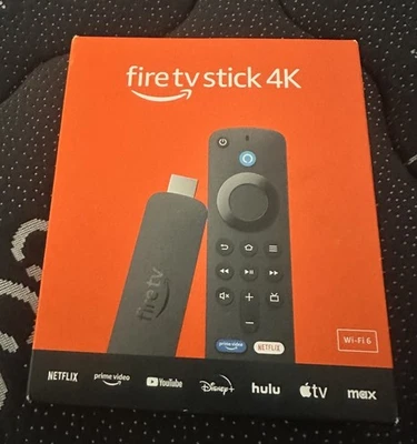 NEW Amazon Fire TV Stick 4K HD Universal Media Player & Alexa Voice Remote - Image 1 of 4