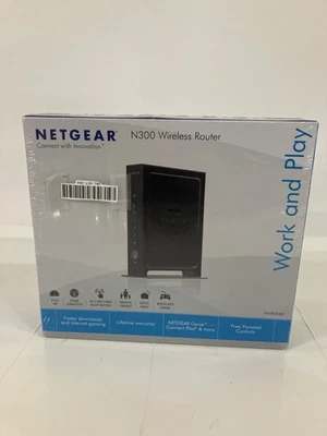 Netgear N300 Wireless Router (WNR2000) 300Mbps (Sealed) - Image 1 of 4
