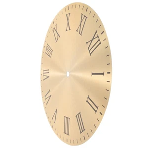 Placa de reloj romano de metal esfera pupilas repuesto mecanismo grande redondo - Imagen 1 de 12