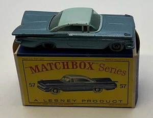 1961 Matchbox Lesney Chevrolet Impala #57 With Original “D” Box - Picture 1 of 12
