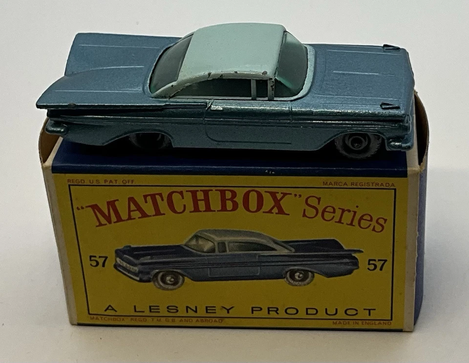 1961 Matchbox Lesney Chevrolet Impala #57 With Original “D” Box - Image 1 of 4