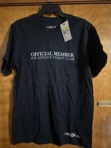Neu S Nike Air Jordan Flight Club Official Member Jumpman Shirt DX9563-010 Herren " - Bild 1 von 6