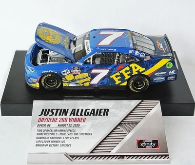 Dover Race Win 2020 Xfinity Nascar #7 - FFA - Justin Allgaier - 1:24 OVP - Bild 1 von 4
