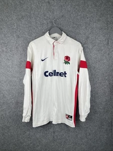 England Rugby Shirt Home Size M 1997-1999 Nike Cellnet - Picture 1 of 11
