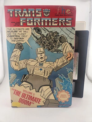 Transformers Vol 2 The Ulitmate Doom  - VHS - 1985 - FHE - Big Box 240830A - Image 1 of 4