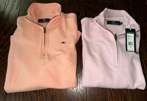 (Group of 2) VINEYARD VINES Zipper Front PULLOVER SHIRTS (Size XS) One New - Picture 1 of 6
