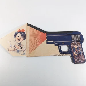 Vintage “Bang Gun for Lots of Fun” Paper Toy — Dime Store Ephemera USA - Picture 1 of 13