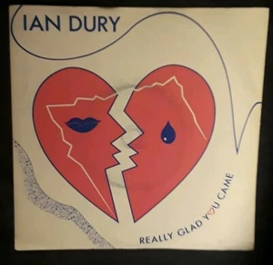 IAN DURY - Really Glad You Came / Inspiration 7" 45 RPM Vinyl PUNK 1983 UK - Picture 1 of 4