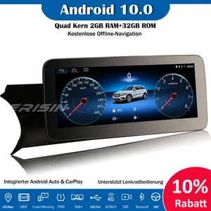 12.3" 128GB Android 14 Autoradio GPS Für Mercedes C-Klasse W204 DAB+ CarPlay SWC - Zdjęcie 1 z 22