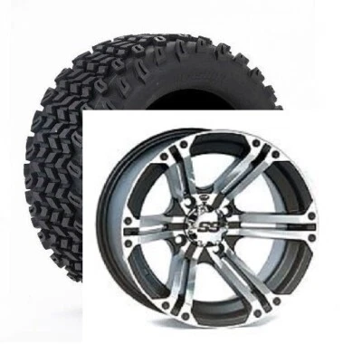 Juego (4) Rueda de llanta de coche de aleación de aluminio ITP SS HD 12 y neumáticos todo terreno Foto 1 de 4