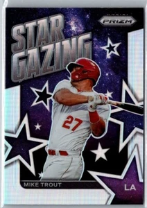 2022 Panini Prizm MIKE TROUT #SG-2 Star Gazing Silver Prizm ANGELS - Picture 1 of 2